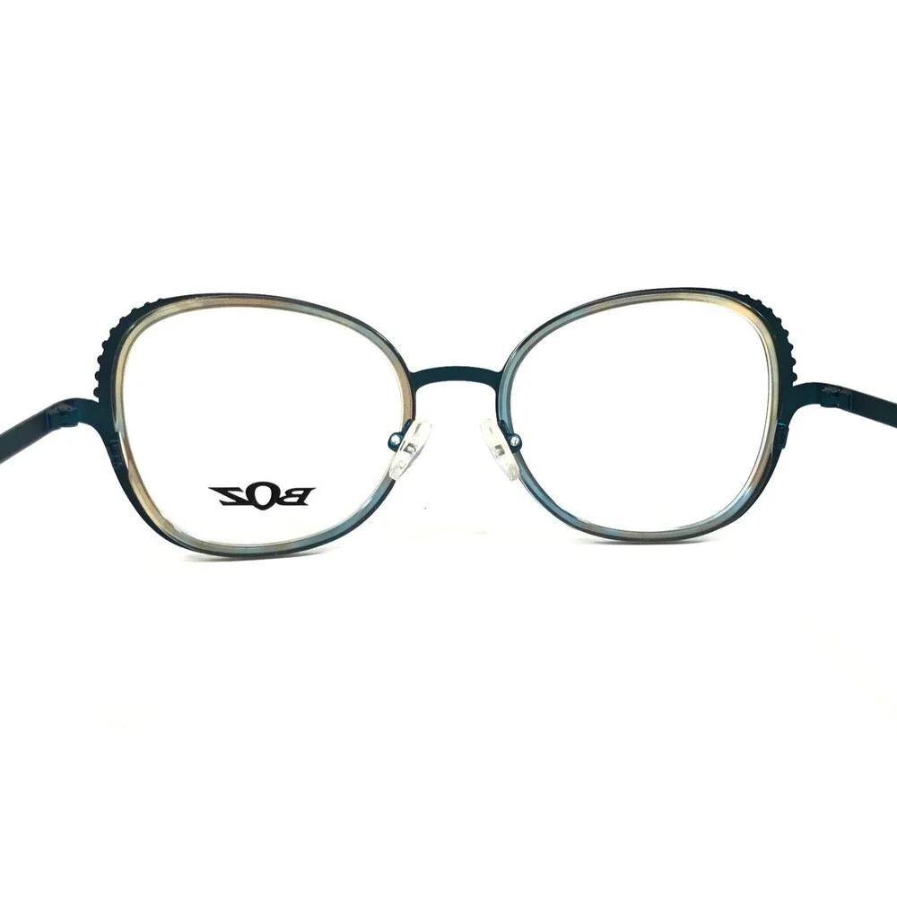 BOZ by J.F. Rey Eyeglasses Frames MADONA 2050 Blue Light Gold Tortoise 51-18-140